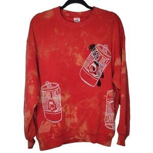 Vintage 80s Jesus Juice Tie Dye Poison Crewneck Sweatshirt